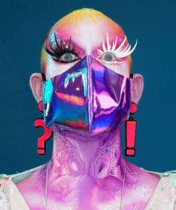 {Purple Lavender} Acid Face Shield