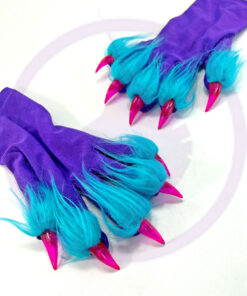Party Monster – Purple with Blue Fur, Pink Claws